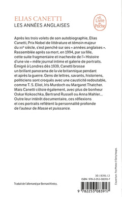 Les années anglaises