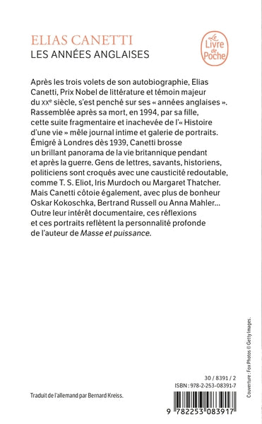 Les années anglaises