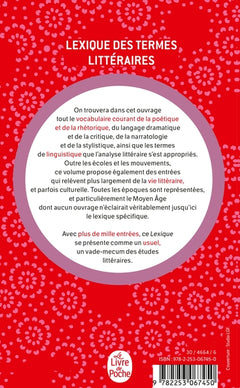 Lexique des termes littéraires