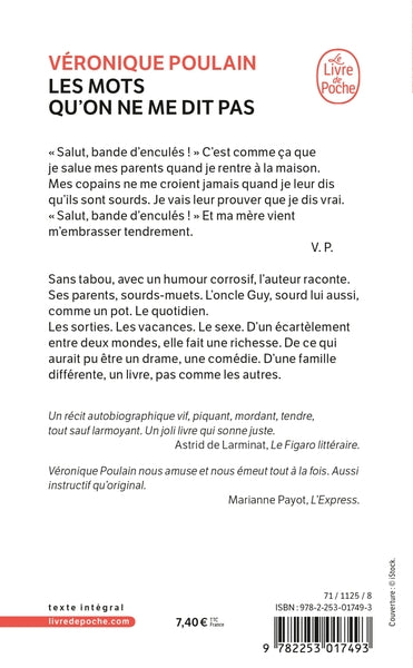 Les mots qu'on ne me dit pas