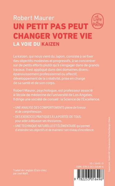 Un petit pas peut changer votre vie