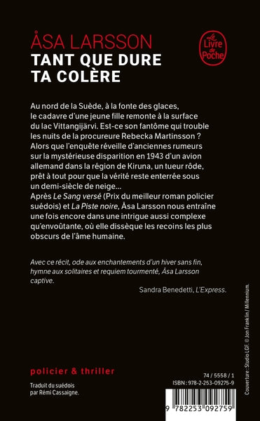 Tant que dure ta colère