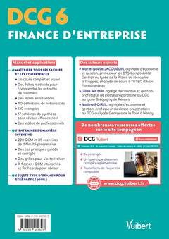 DCG 6 - Finance d'entreprise