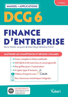 DCG 6 - Finance d'entreprise