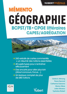 Mémento Géographie BCPST- CPGE littéraires - CAPES/AGREG