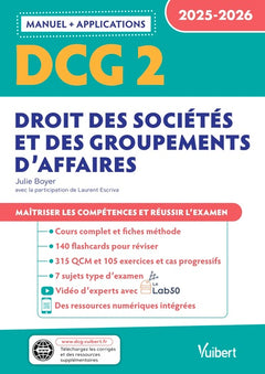 DCG 2 - Droit des sociétés et des groupements d'affaires