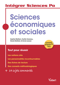 Les sciences économiques et sociales à Sciences Po