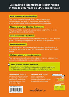 La force de vivre - Épreuve de français-philosophie - Prépas scientifiques - Concours 2020-2021