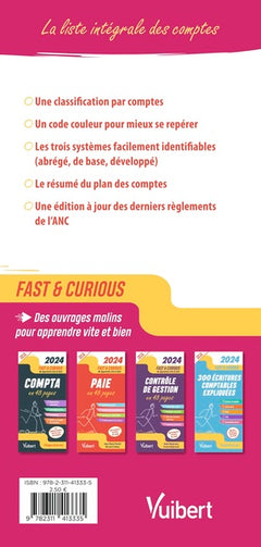 Plan comptable général 2024-2025