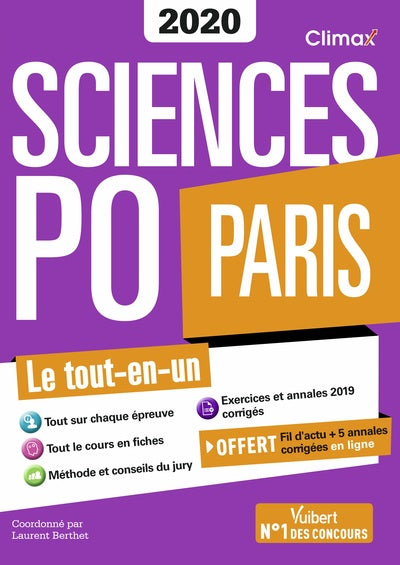 Concours Sciences Po Paris 2020-2021: Tout-en-un