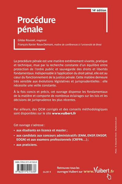 Procédure pénale 2023/2024