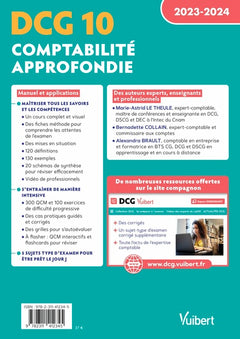 DCG 10 - Comptabilité approfondie