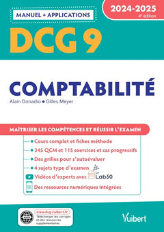 DCG 9 - Comptabilité : Manuel et Applications 2024-2025
