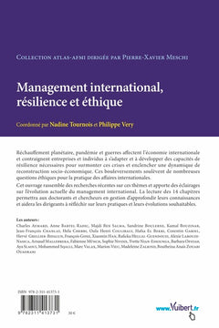 Management international, résilience et éthique