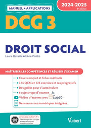 DCG 3 - Droit social : Manuel et Applications