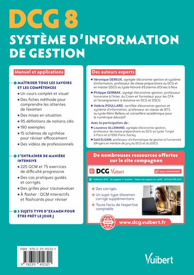 DCG 8 - Systèmes d'information de gestion