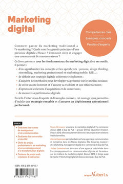 Marketing digital: De la conception à la mise en oeuvre opérationnelle