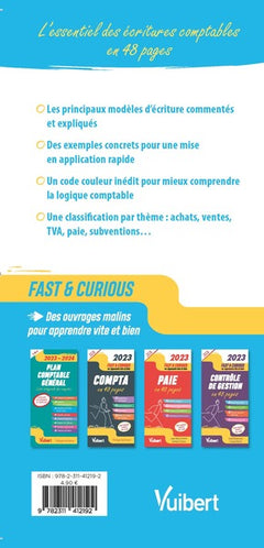 Fast & Curious 250 écritures comptables 2023 incontournables