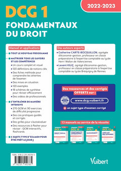 DCG 1 - Fondamentaux du droit