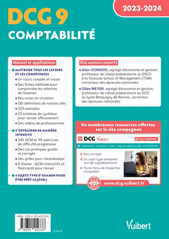 DCG 9 - Comptabilité : Manuel et Applications 2023-2024
