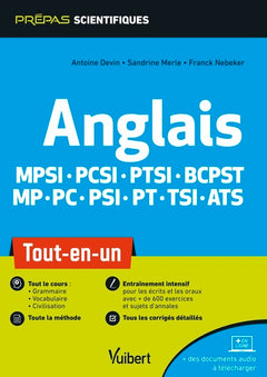 Anglais MPSI - PCSI - PTSI - BCPST - MP - PC - PSI - PT - TSI - ATS - Tout-en-un