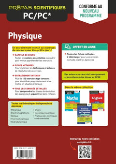 Physique PC/PC* - Entraînement intensif