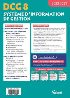 DCG 8 - Systèmes d'information de gestion