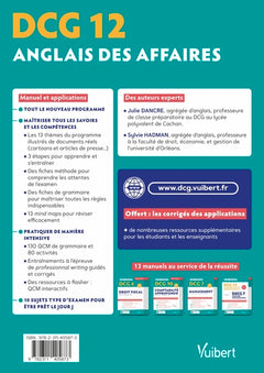 DCG 12 - Anglais des affaires