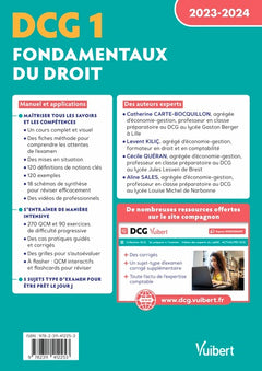 DCG 1 - Fondamentaux du droit