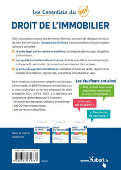 Droit de l’immobilier 2023/2024