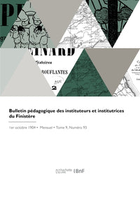 Bulletin pédagogique des instituteurs et institutrices du Finistère