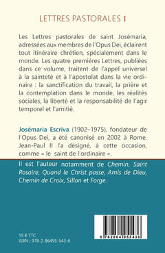 Lettres pastorales I