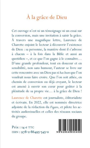a la grâce de Dieu