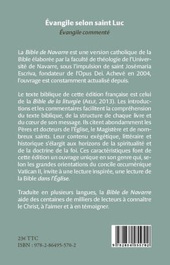 Evangile selon saint Luc - Evangile commenté