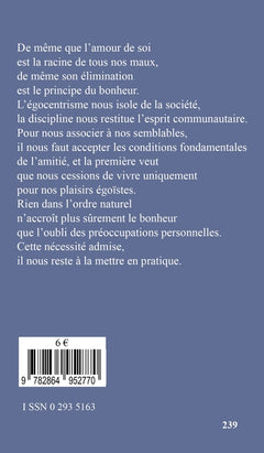 La formation du caractère