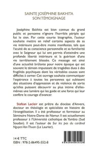 Sainte Joséphine Bakhita