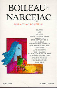 Boileau-Narcejac - Quarante ans de suspense - tome 3