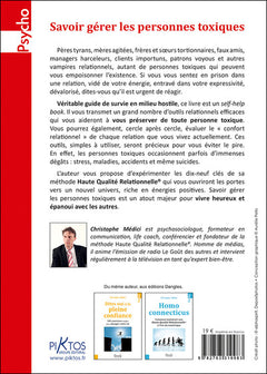 Savoir gérer les personnes toxiques