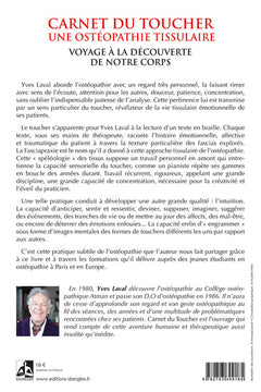 Carnet du toucher - Une ostéopathie tissulaire - Voyage à la découverte de notre corps