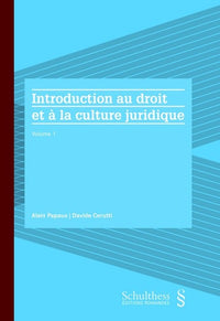 Introduction au droit et à la culture juridique