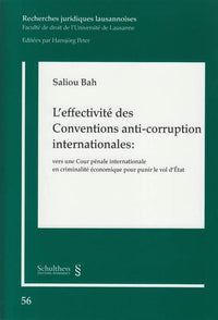 L'effectivité des conventions anti-corruption internationales