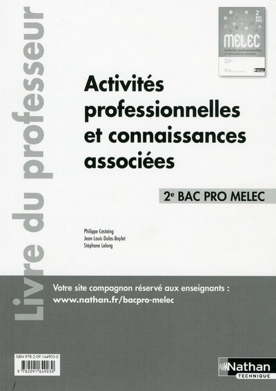 Activités professionnelles et connaissances associées