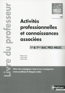 Activités professionnelles et connaissances associées