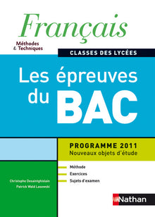 Français - Les épreuves du Bac