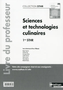 Sciences et technologies culinaires 1ère (STHR) - professeur