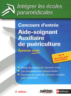Concours d'entrée - Aide-soignant Auxiliaire de Puériculture - Épreuve
