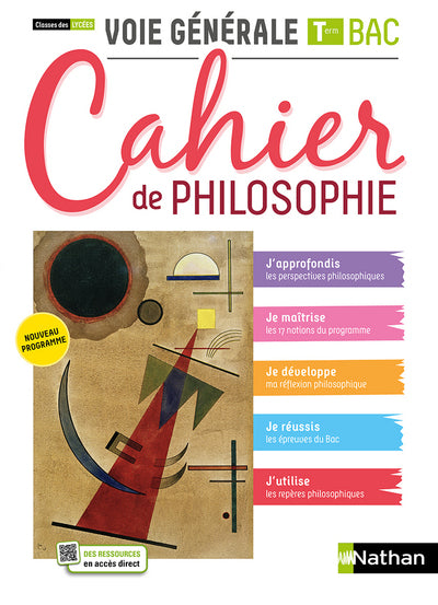 Cahier de philosophie - Tle Voie générale