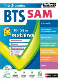 Toutes les matières - BTS SAM - Réflexe - 2024
