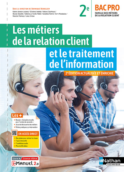 Les métiers de la relation client et le traitement de l'information