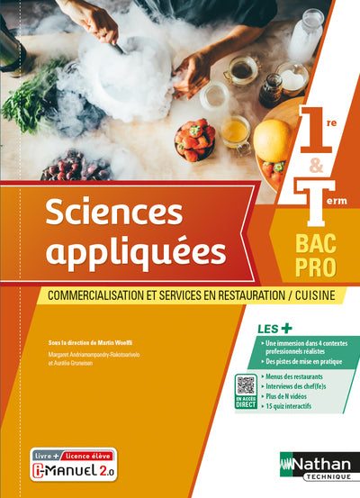 Sciences appliquées - 1re/Tle Bac Pro Cuisine - CSR